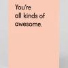 Twin Pines Birthday|Birthday Cards*Personalised You're All Kinds of Awesome Greeting Card | Ohh Deer
