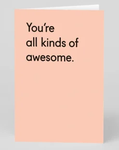 Twin Pines Birthday|Birthday Cards*Personalised You're All Kinds of Awesome Greeting Card | Ohh Deer