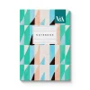 Vu0026A Notebooks Under £10|Stationery Gifts*Playful Geometrics Turquoise Prism A6 Premium Perfect Bound Notebook