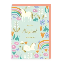 Elizabeth Olwen Birthday Cards*Rainbows and Unicorns Birthday Card | | Ohh Deer