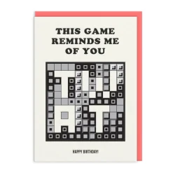 Ohh Deer Birthday Cards*Reminds Me Of You Minesweeper Birthday Card