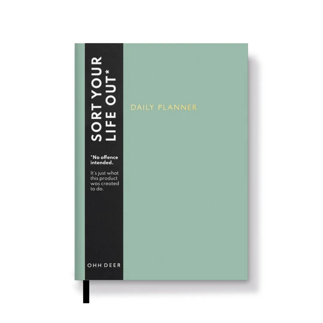 Ohh Deer Daily Planners|Stationery Gifts*Sage Green Daily Planner | Journal | Stationery |