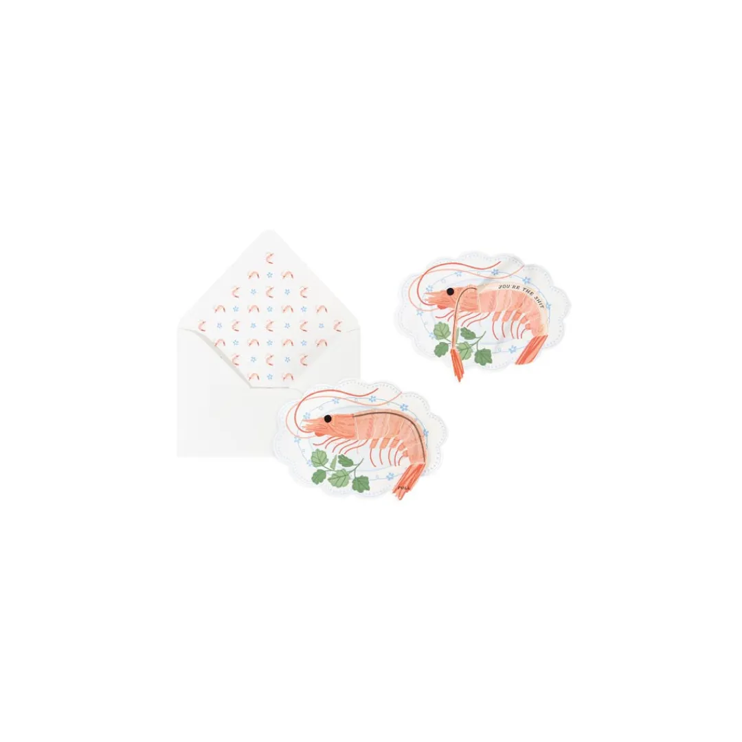 UWP Luxe Pop Up & 3d Cards*Shrimp 3D Pop Up Greeting Card | Ohh Deer