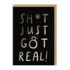 Ohh Deer Congratulations|Wedding*Sh*t Just Got Real! Engagement Card
