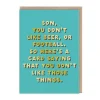 Ohh Deer Birthday Cards*Son - Don't Like Those Things Greeting Card