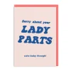 Party Mountain Paper Co. Congratulations|New Arrival*Sorry About Your Lady Parts New Baby Card | Ohh Deer