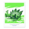 Natural History Museum Prints*Stegosaurus Riso Print (12x10)