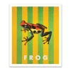 Kaleido Prints*Striped Frog Small Art Print (12x10)