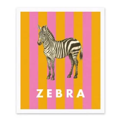 Kaleido Prints*Striped Zebra Riso Print (12x10)