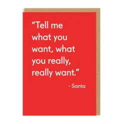 Ohh Deer Christmas Cards*Tell Me What You Want | Christmas Card |