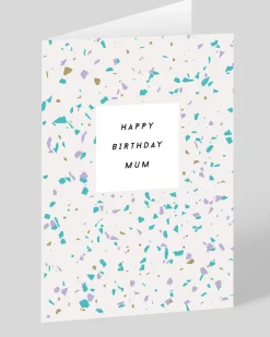 Paper Plane Birthday|Birthday Cards*Terrazzo Mum Birthday Card | Ohh Deer