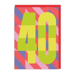 Tim Sanders Birthday Cards*40th Birthday Card