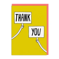 Ashkahn Thank You*Thank You Signs Greeting Card - | Ohh Deer