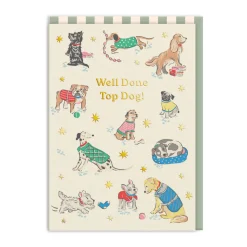 Cath Kidston Congratulations*Top Dog Congratulations Card