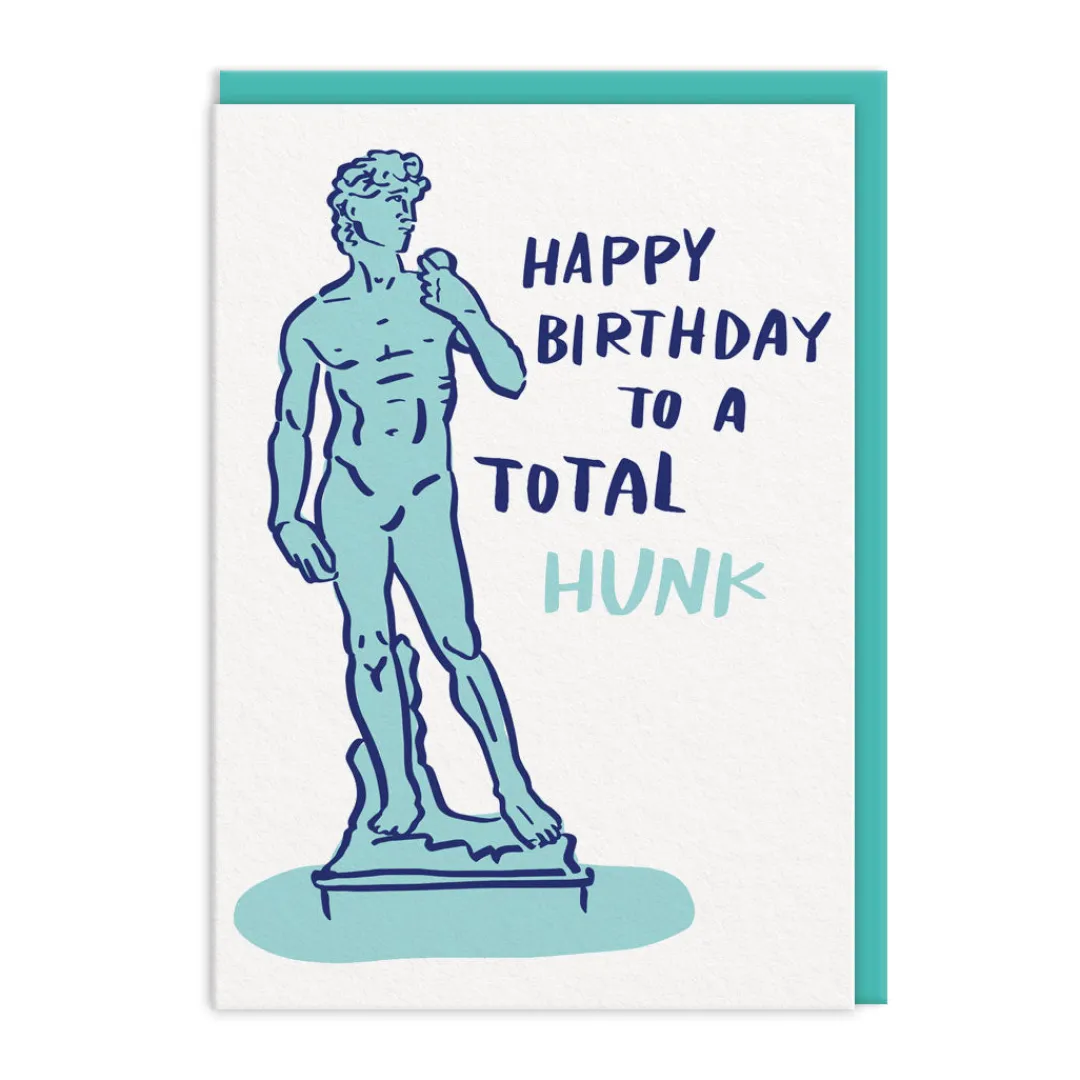 And Here We Are Birthday Cards*Total Hunk Happy Birthday Card
