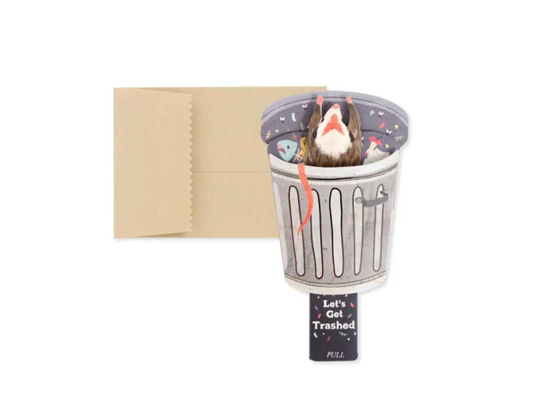 UWP Luxe Pop Up & 3d Cards|Birthday Cards*Trash 3D Pop Up Greeting Card | Ohh Deer
