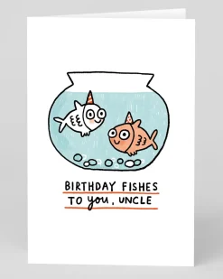 Gemma Correll Birthday|Birthday Cards*Uncle Fishes Birthday Card | Ohh Deer