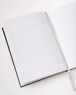 Ohh Deer Daily Planners|Stationery Gifts*Water Lilies Linen Daily Planner | Journal |