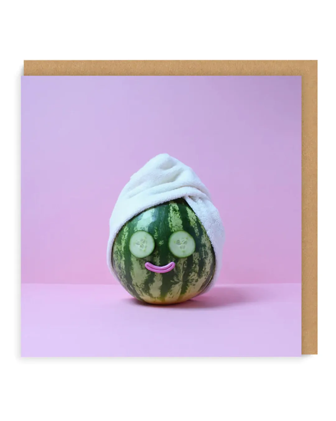 Say Cheese Mother's Day Cards*Watermelon Spa Square Greeting Card