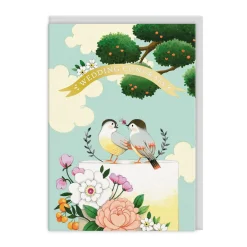 Joo Joo Paper Congratulations|Wedding*Wedding Congrats Birds Greeting Card