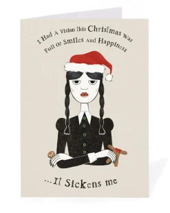 Ohh Deer Christmas|Christmas Cards*Wednesday Addams Funny Christmas Card ☠️🎄 |